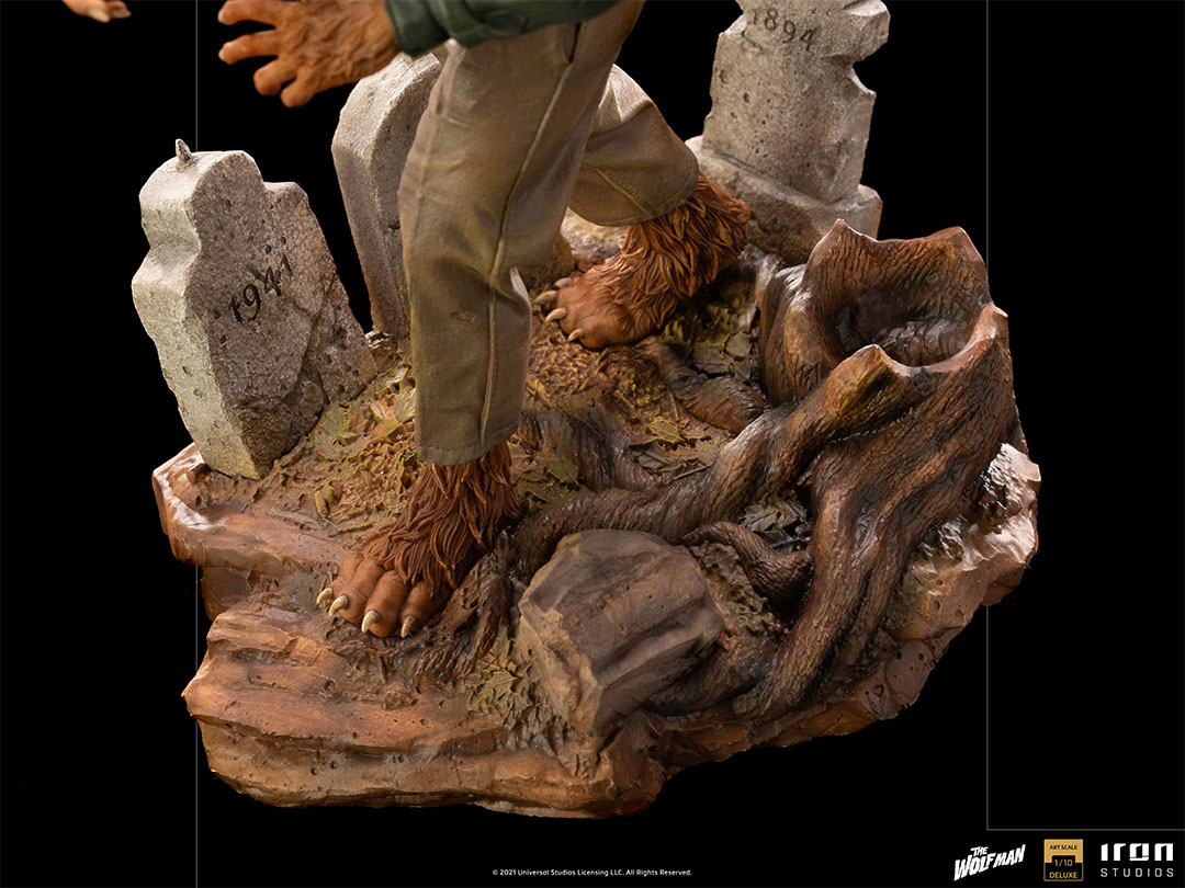 Iron Studios, Universal Monsters, The Wolfman, Deluxe, Art